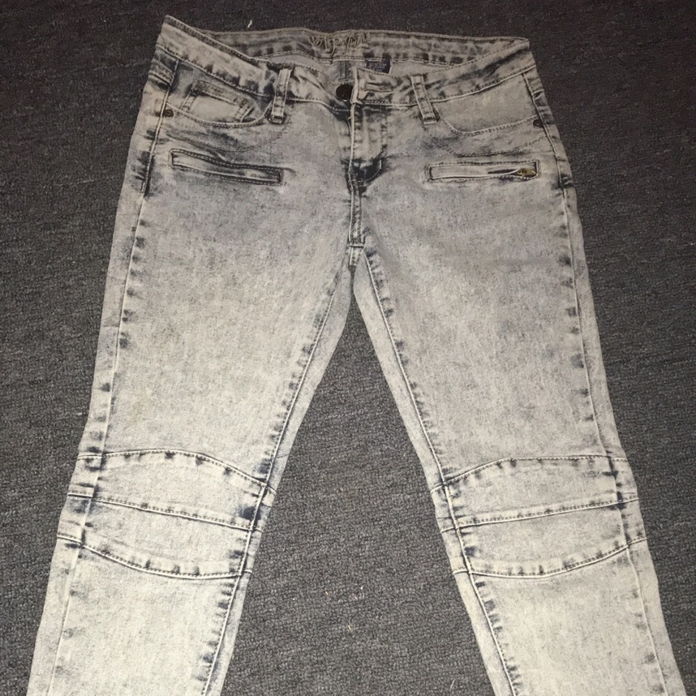 Distressed Denim Jeans